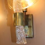 Pair of Murano glass wall lights, Toso
