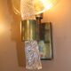 Pair of Murano glass wall lights, Toso
