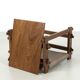Brutalist Coffee Table with Magazine Holder