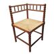Corner armchair turned oak sitting mulched 50s