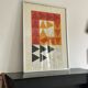 Silkscreen print by Paulo Becker, Brazil, 1973