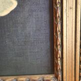 Tableau ancien portrait jeune garçon reproduction
