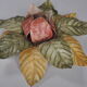 Flower shaped vintage wall sconce