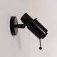 Vintage zodiac wall lights for lita by jacques biny, black lacquered metal, f