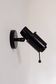 Vintage zodiac wall lights for lita by jacques biny, black lacquered metal, f