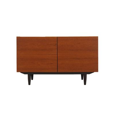 Cabinet en teck danois avec étagères réglables, années 1960