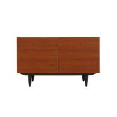 Danish teak cabinet with adjustable shelves, 1960s