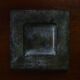 Brutalist metal patinated catchall bowl