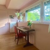 Embroidery fabric lampshade