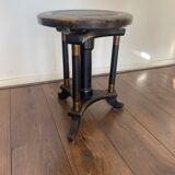 Art deco regency piano stool in oak 1920s