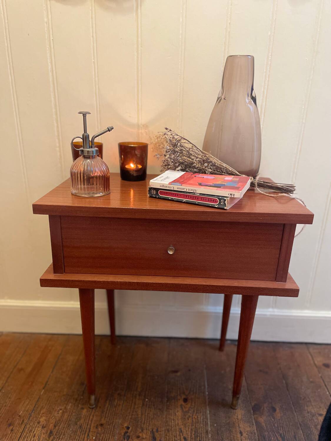 60s bedside table