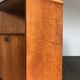 Row / teak, part glass, Mid century Scandinavian buffet