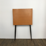 Foldable wood and metal table