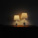 Lampes de table danoises classiques Heiberg en porcelaine