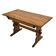 Vintage Pinewood Dining Table Desk with Drawer 60s Design
