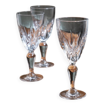 Lot de 3 verres à pied « Blandine »