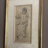 Drawing by Henri Lebasque study for the reader