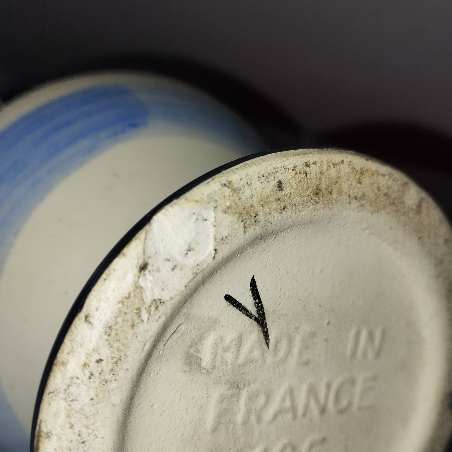 1950s ceramic lamp base