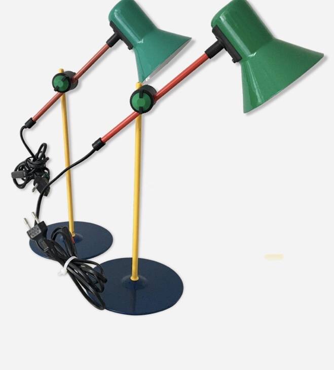 Pair of Veneta Lumi table lamps from the 90s