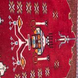 Tapis ancien marocain berbère  126x210 cm