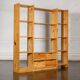 Large pine bookshelf
