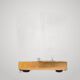 Large Brass and Black Lamp 1970s Dlg Maison Jansen Design and Elegance