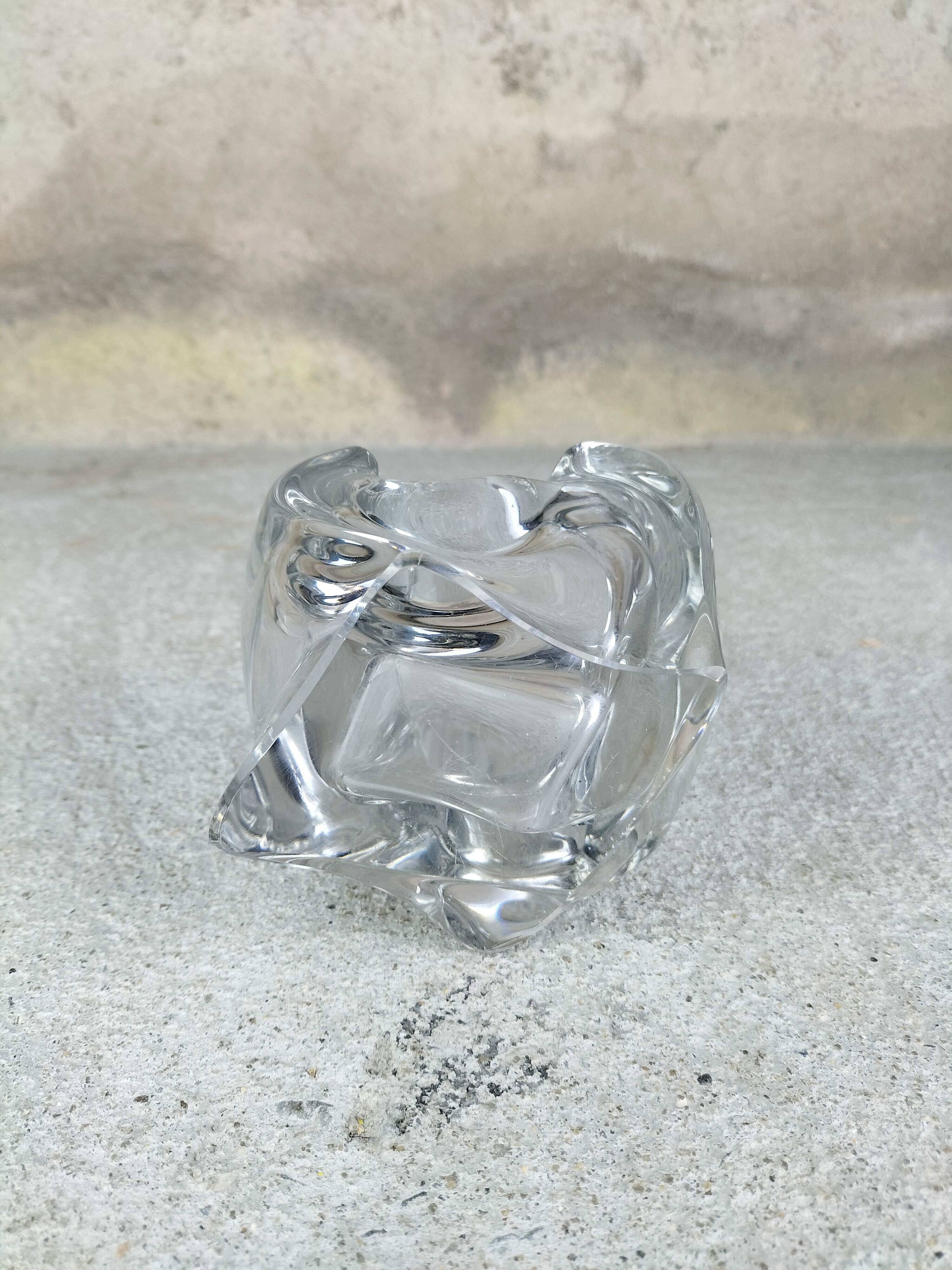 Vintage crystal ashtray
