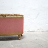 Vintage wooden bench chest