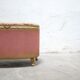 Coffre banquette vintage en bois