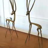 Brass gazelle antelopes