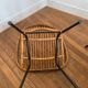 Pair of vintage rattan armchairs