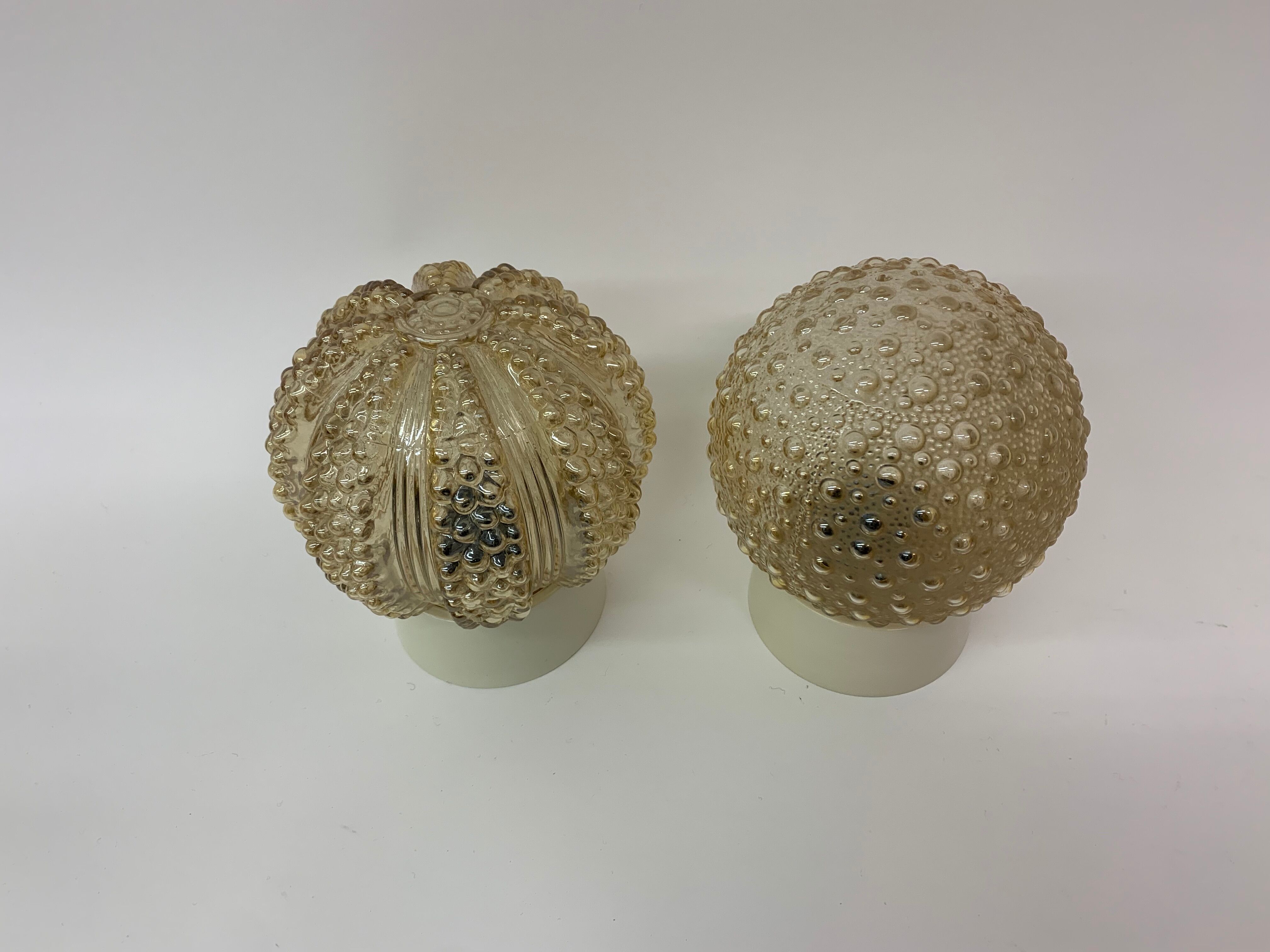 Bubble glass lamps 1970