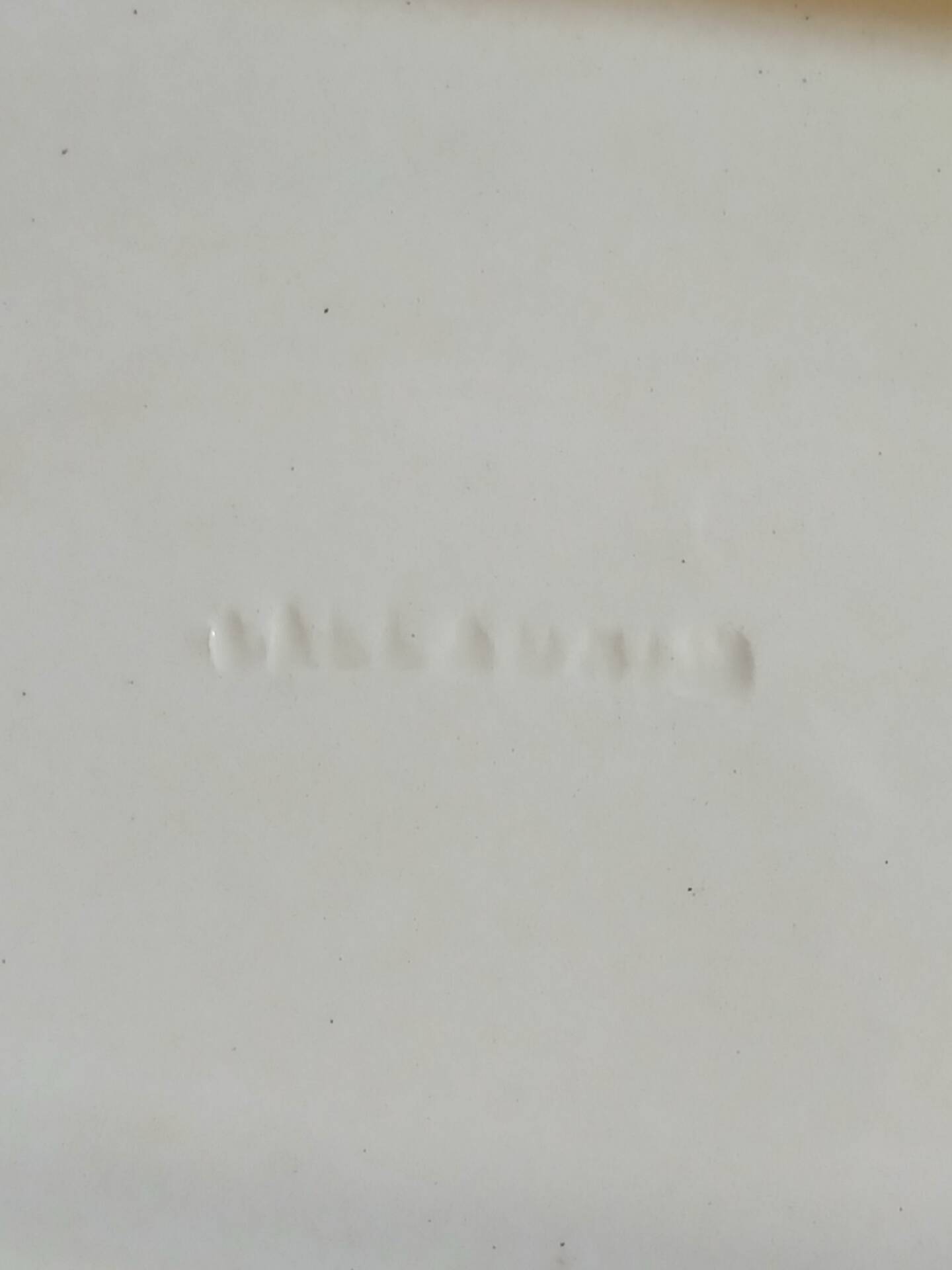 Old Vallauris slipware plate