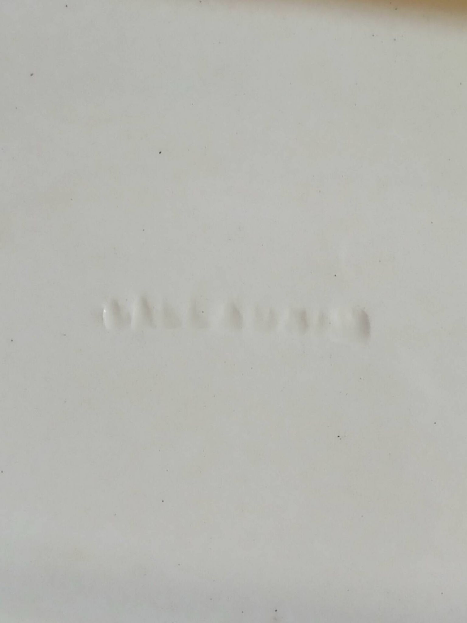 Old Vallauris slipware plate