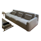 Meridiani 3-seater fabric sofa