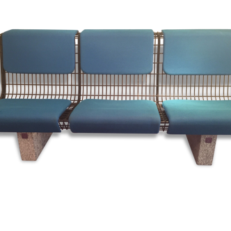 Osvaldo glass bench