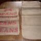 Sac de transport de haricots en toile de jute