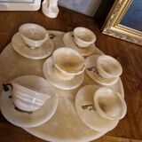 Onyx stone coffee set