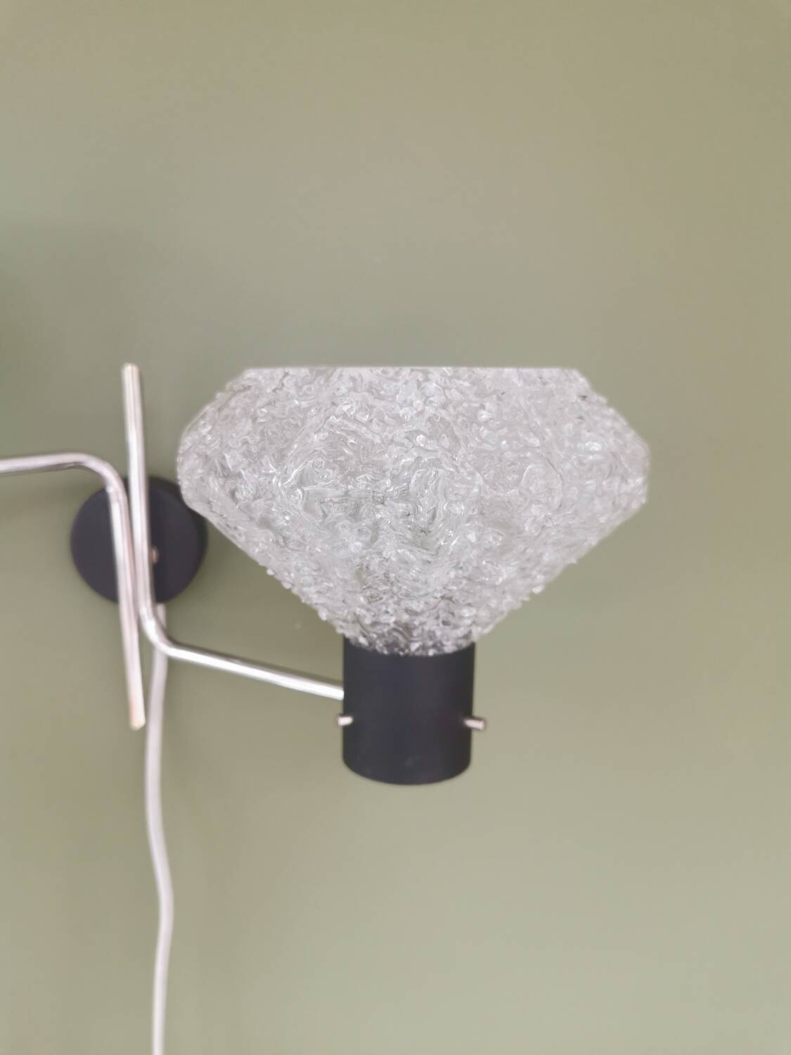 Vintage double wall light from the 60s