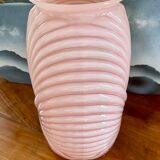 Pink Art Deco Anchor Hocking Vase