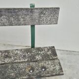 Old patinated garden bench 1950s