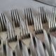 12 silver-plated table forks Manufrance