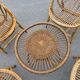 Vintage salon de jardin en rotin