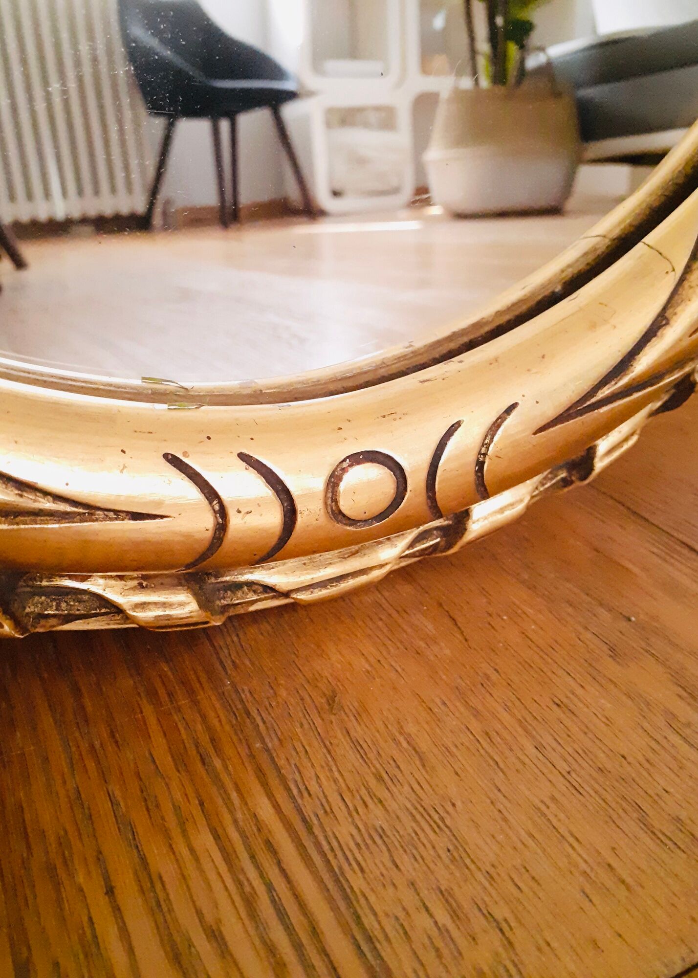 Miroir ovale