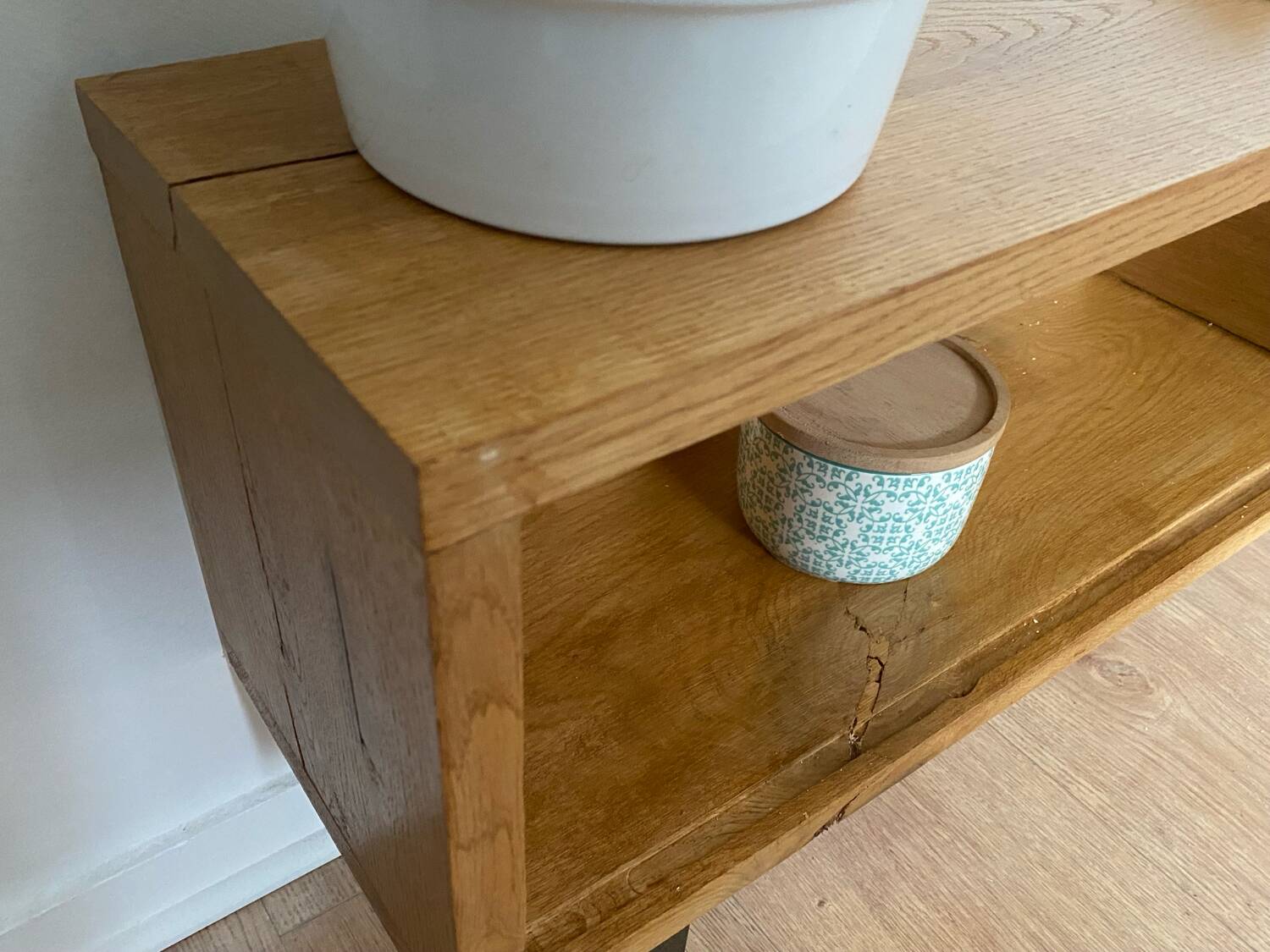 Light oak solid wood sideboard