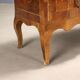 Antique walnut secretary cabinet with drop-down front, 2 drawers, Italy, 20th century.