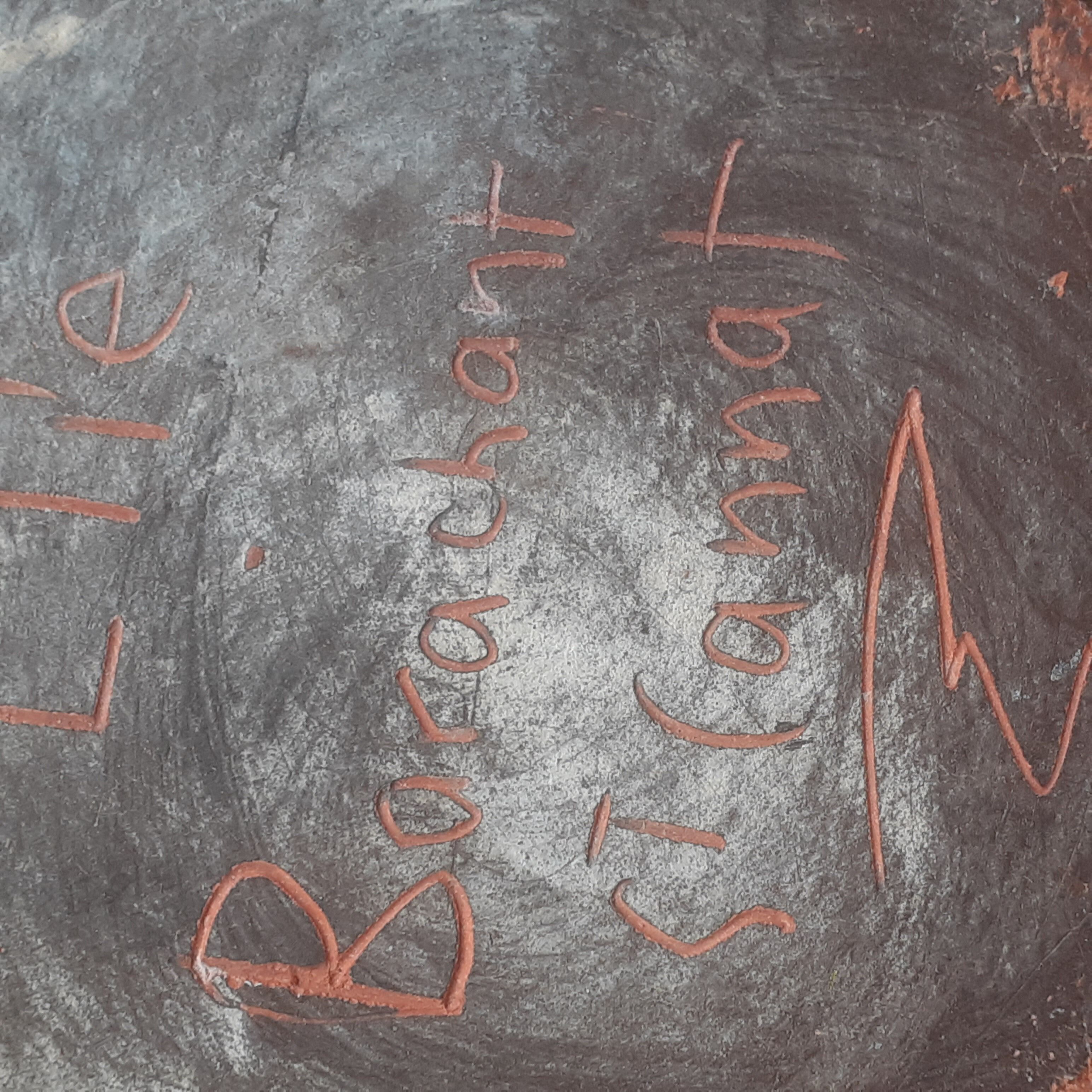 Terracotta pitcher and glazed decoration. St Cannat. Baranchan.