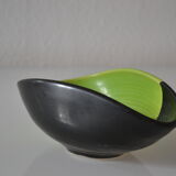 Vintage two-tone ceramic cup 50's