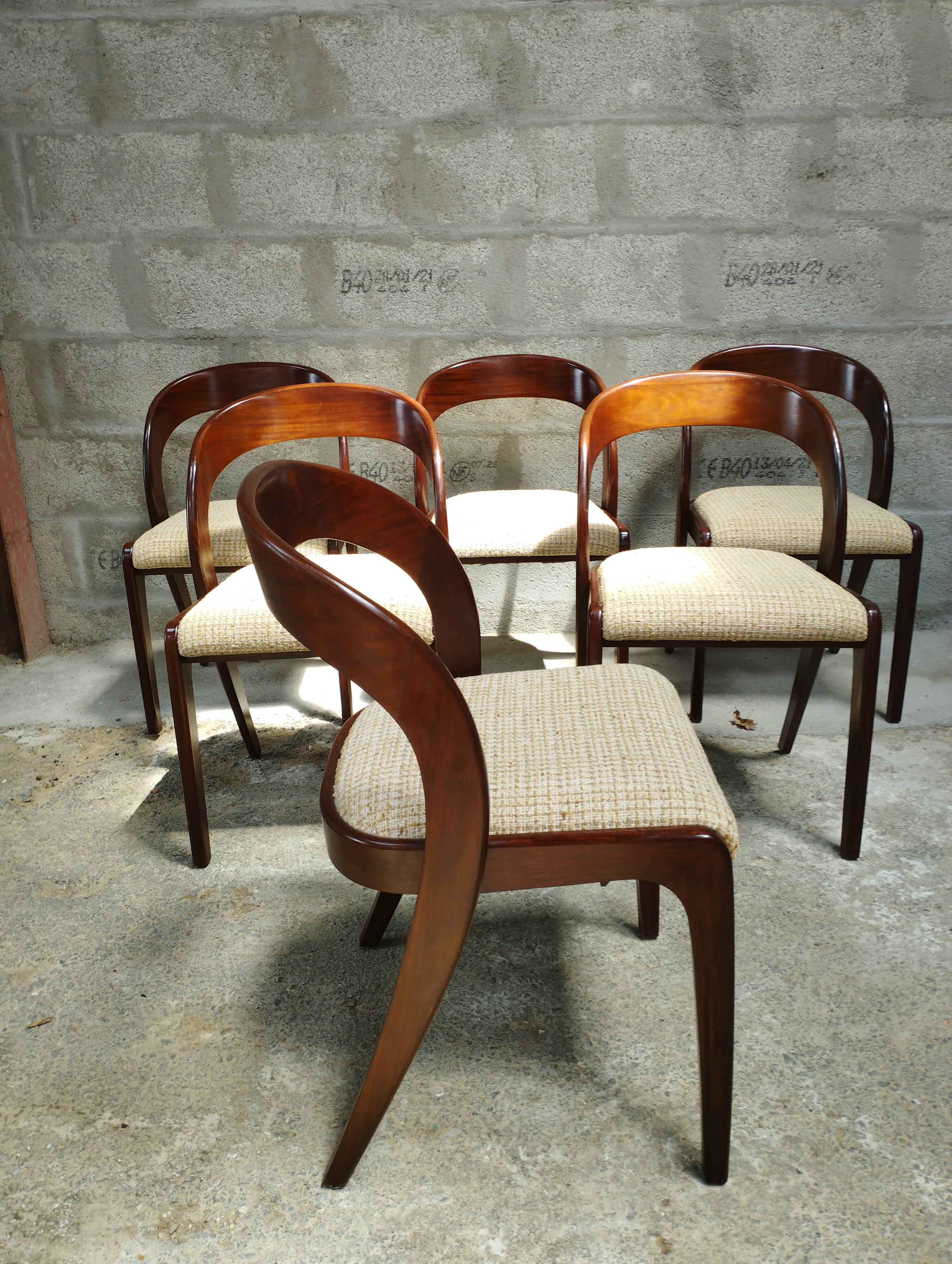 Vintage teak table and chairs set