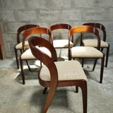 Vintage teak table and chairs set